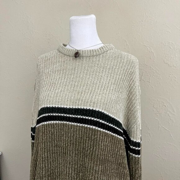y2k striped indie skate chenille sweater - Picture 3 of 8